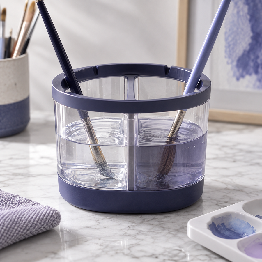 Dual-Chamber Rinse Cup — feature