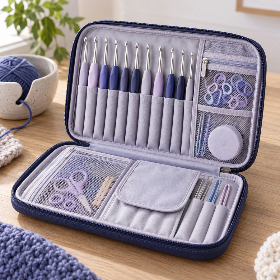 Crochet Hook Organizer Case — feature