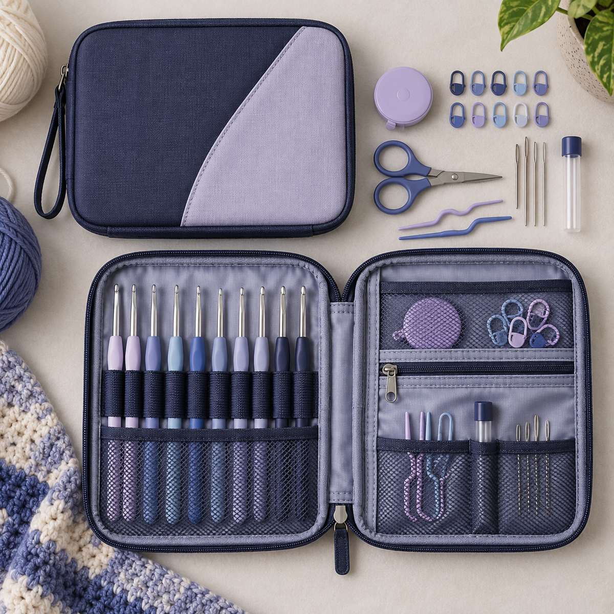Crochet Hook Organizer Case — overview