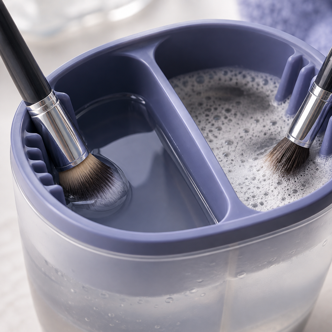 Dual-Chamber Rinse Cup — detail