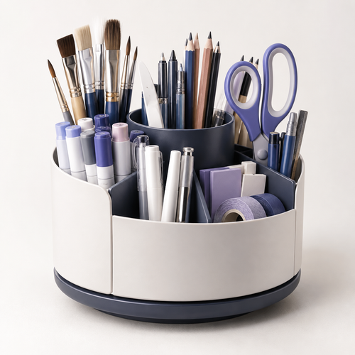 Rotating Studio Tool Caddy — hero